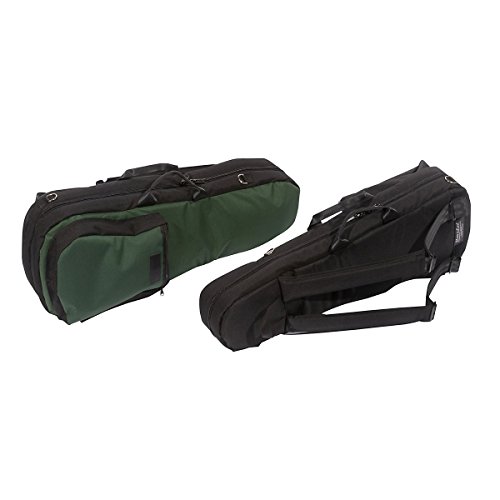 MOORADIAN SHAPED VIOLIN CASE SLIPON COVER BLACK WITH BACKPACK STRAPS