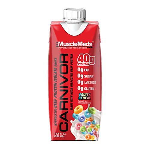 MUSCLEMEDS CARNIVOR READY TO DRINK PROTEIN, FRUITY CEREAL, 16.9 FL OZ