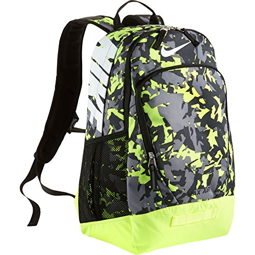 NIKE MAX AIR TEAM TRAINING LARGE GRAPHIC BACKPACK ANTHRACITE/VOLT/WHITE