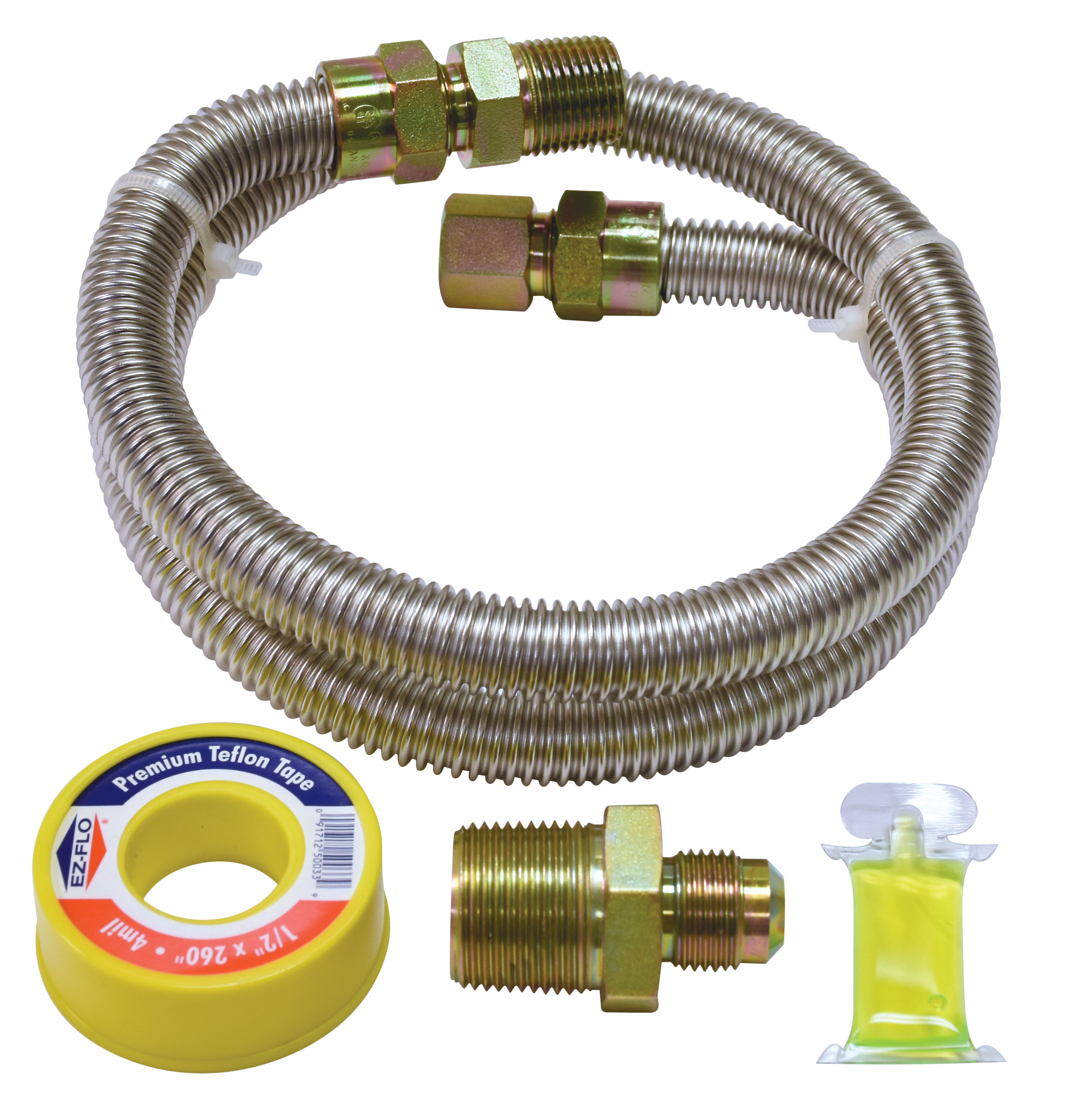58021 UNIVERSAL FIT 3 FT. GAS DRYER AND WATER HEATER CONNECTOR GTIN