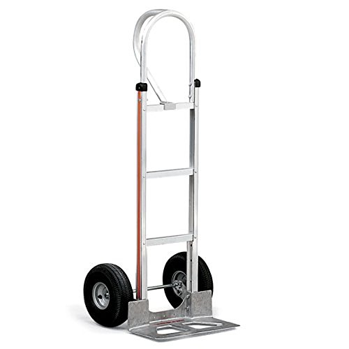 MAGLINE HMK15AUA4 ALUMINUM HAND TRUCK, VERTICAL LOOP HANDLE, PNEUMATIC