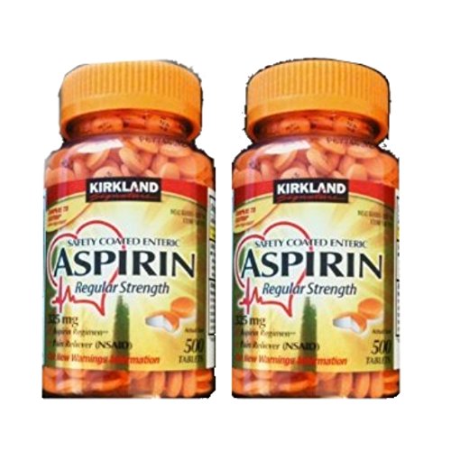 KIRKLAND SIGNATURE SAFETY COATED ENTERIC ASPIRIN, 325 MG, 500 TABLETS