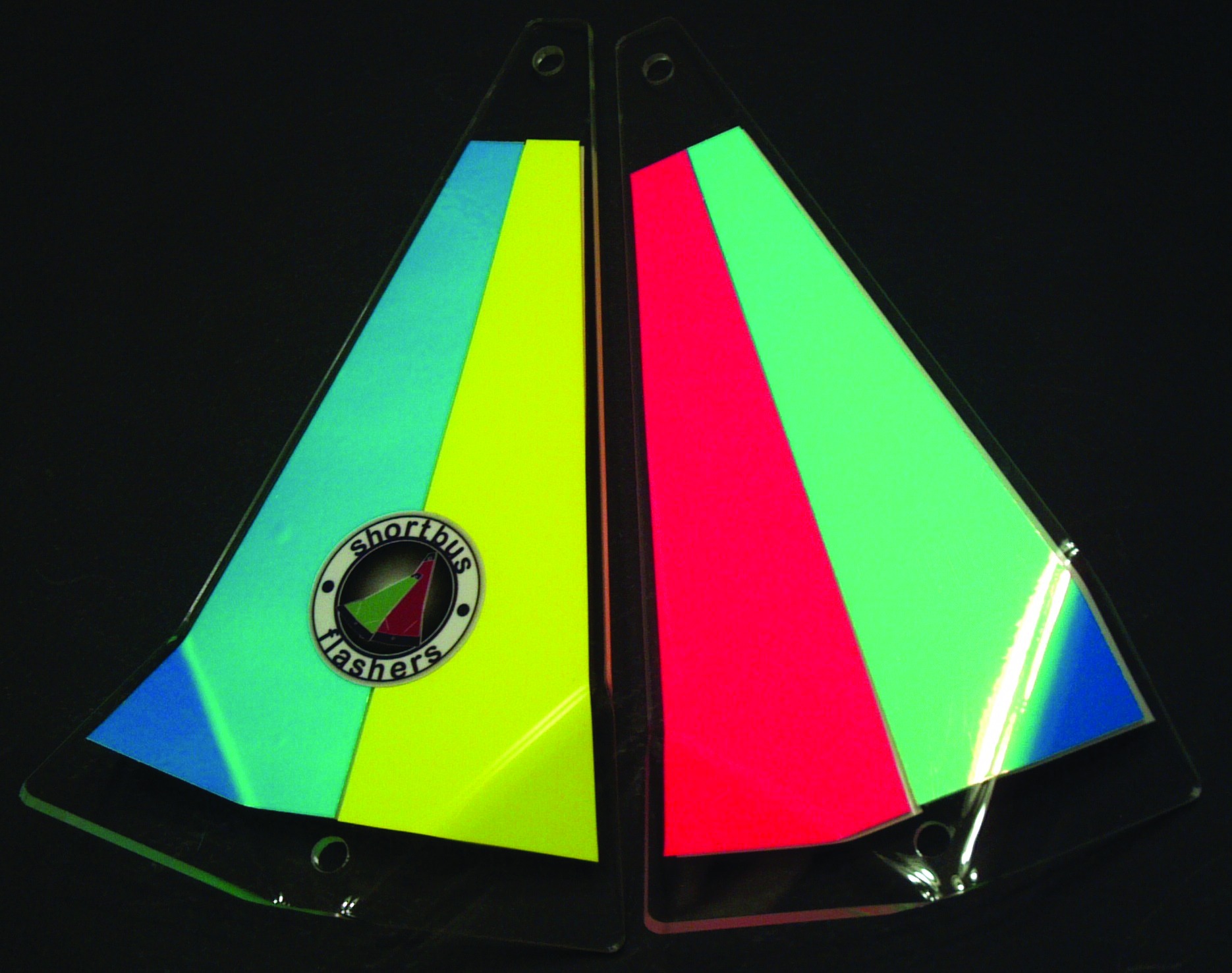 Shortbus Flashers SB8DEJVU Fishing Flasher, 8", Deja Vu DBoss Firearms