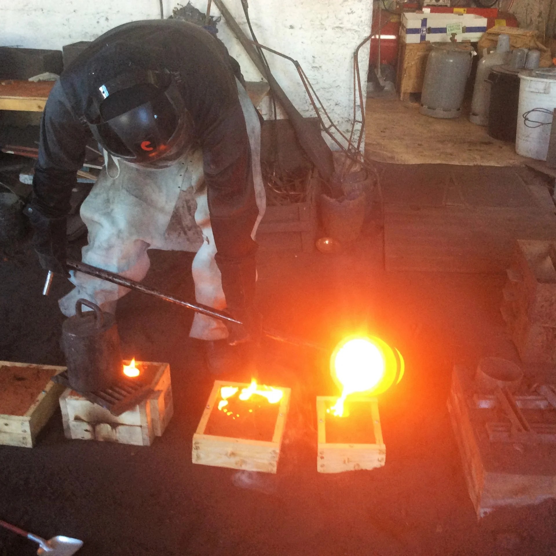 The Bronzecasting Work Demonstration Visit Raahe