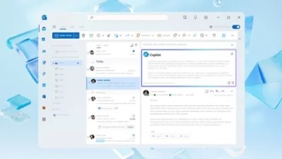 Blurred image for Copilot Outlook