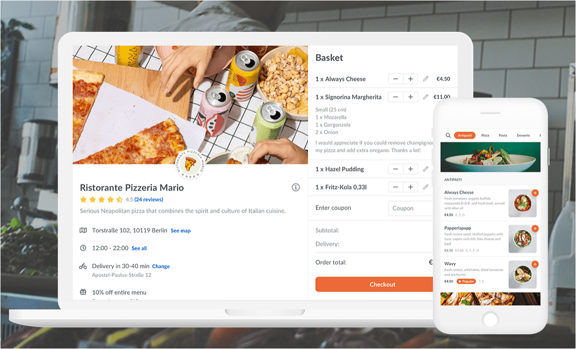 Con DISH Professional Order tus clientes pueden pedir comida online sin