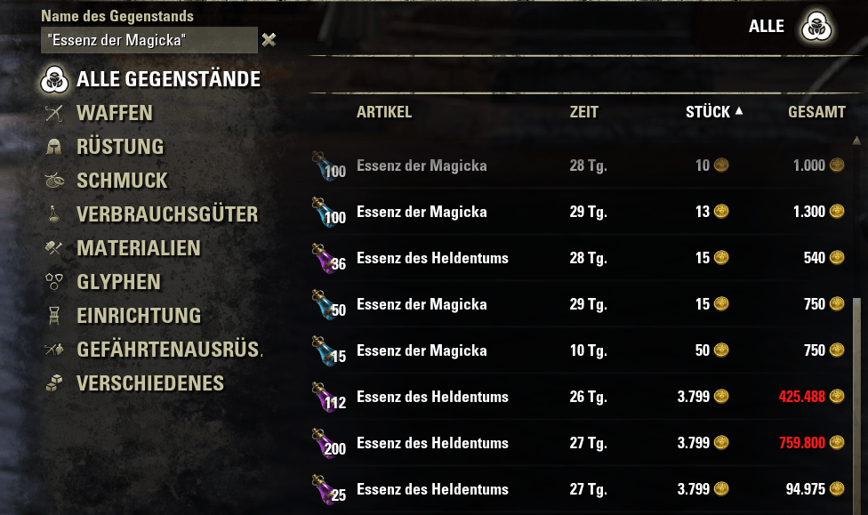 Heroism Potions Bags, Bank, Inventory Elder Scrolls Online AddOns