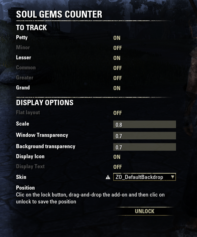 Soul Gems Counter Discontinued & Outdated Elder Scrolls Online AddOns