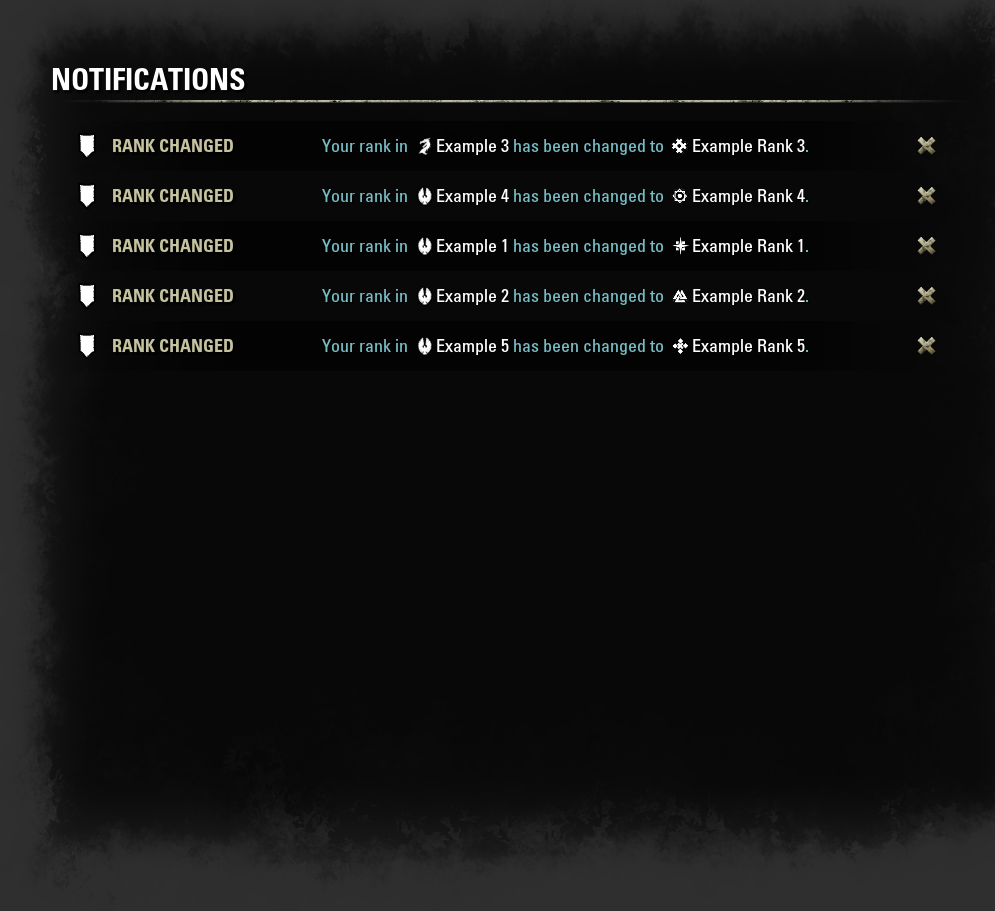 GuildRankNotifier Guild Rank Change Notifications Group, Guild
