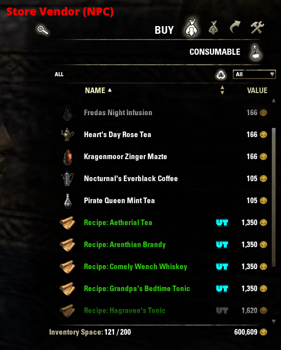 Unknown Tracker Bags, Bank, Inventory Elder Scrolls Online AddOns
