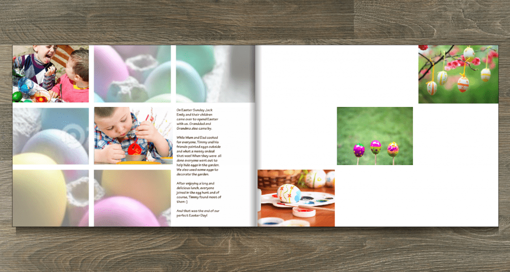 Easily create great layout for photo books