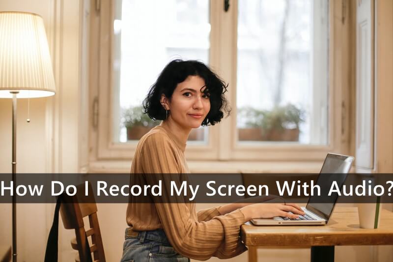 How do I record my screen with audio?