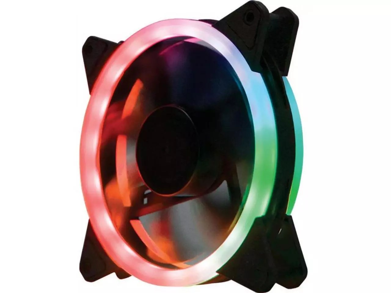 Kit Fan Cooler KMEX 120mm LED aRGB Rainbow Ring AFJ1225 c/ 3 fans