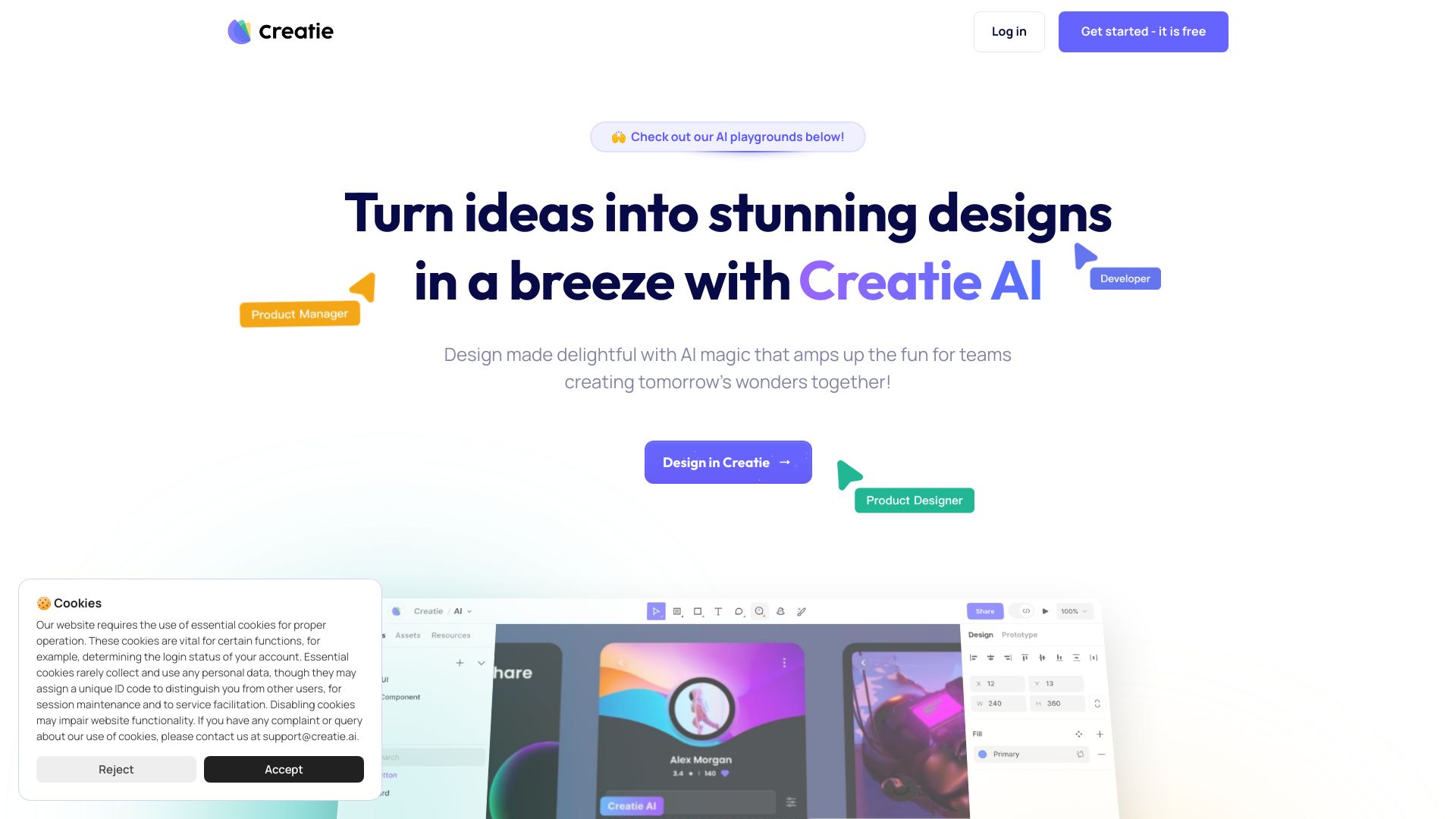 Creatie AIPowered Design Tool for Enhanced Creativity Creati.ai