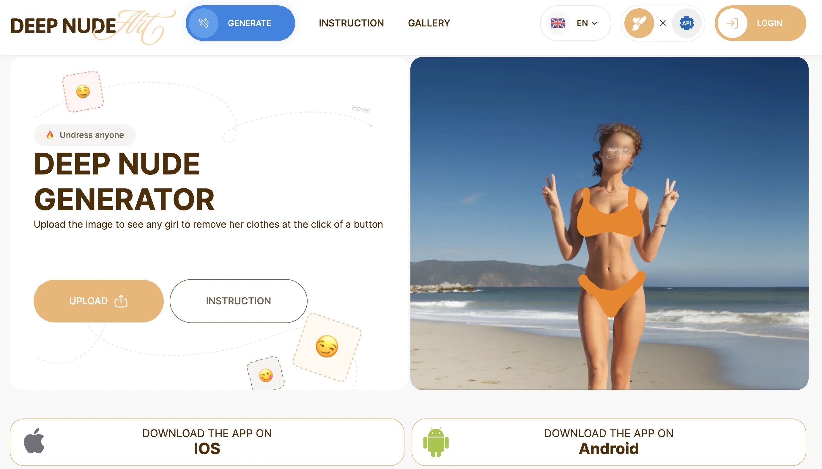 Deep Nudes AI - Realistic Nude Image Generation | Creati.ai