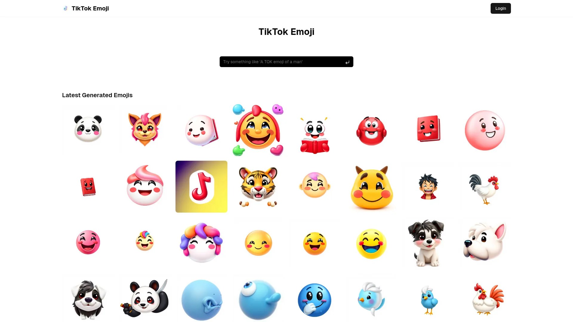 Crea emojis únicos de TikTok con tecnología de IA Creati.ai