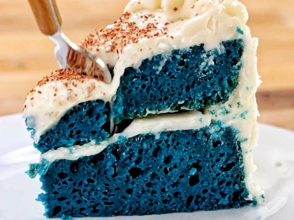 Resep Lengkap Blue Velvet Cake yang Bisa Kamu Buat Cuma Pakai Rice Cooker!