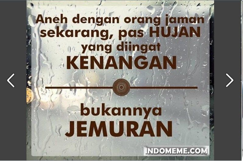 18 Meme Ini Meyakinkanmu Jika Musim Hujan Bawa Perasaan