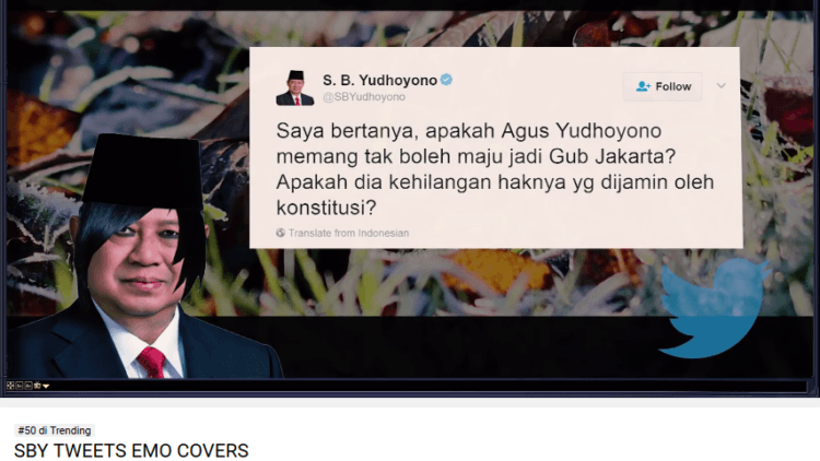 Garagara Twit SBY Isinya Galau, Dibikinin Jadi Lagu Emo Deh. Duh