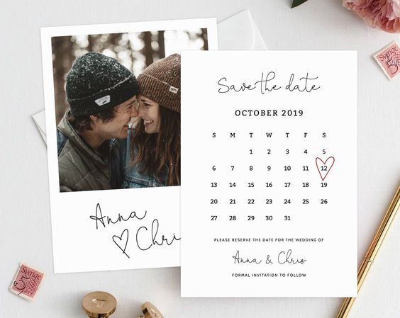 10 Inspirasi Undangan Cantik Dengan Kalender Lebih
