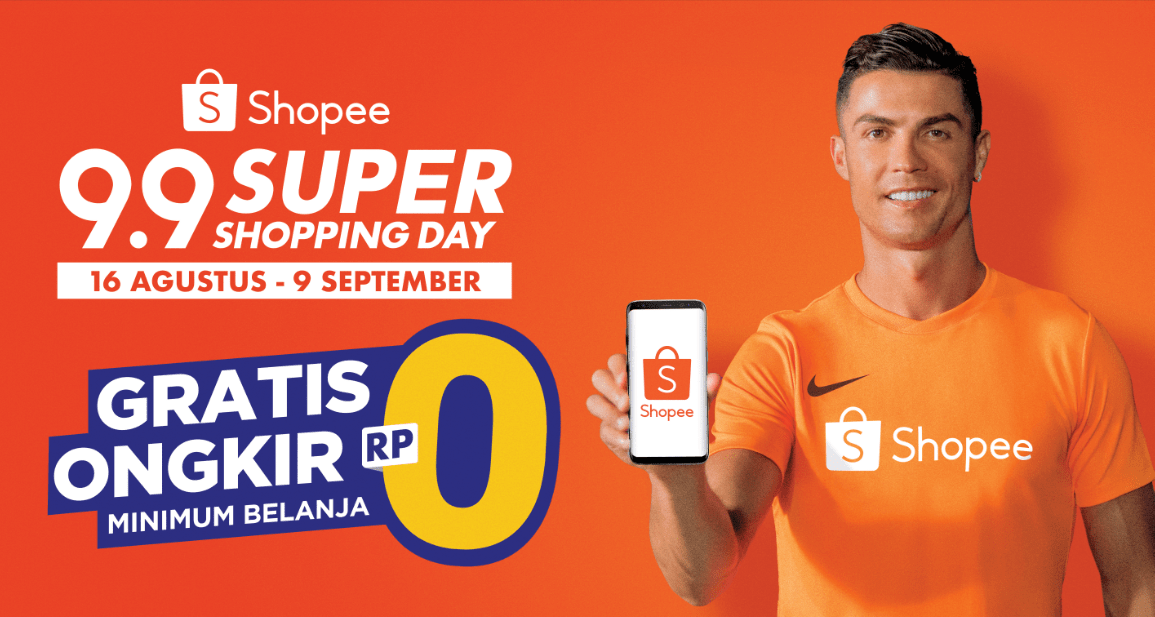 Cristiano Ronaldo Jadi Brand Ambassador Terbaru Shopee
