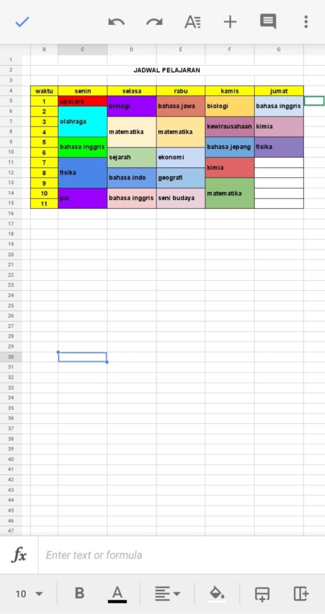 Tutorial Membuat Wallpaper Hp Estetik Berisi Jadwal Pelajaran Nggak Repot Buka Catatan Lagi