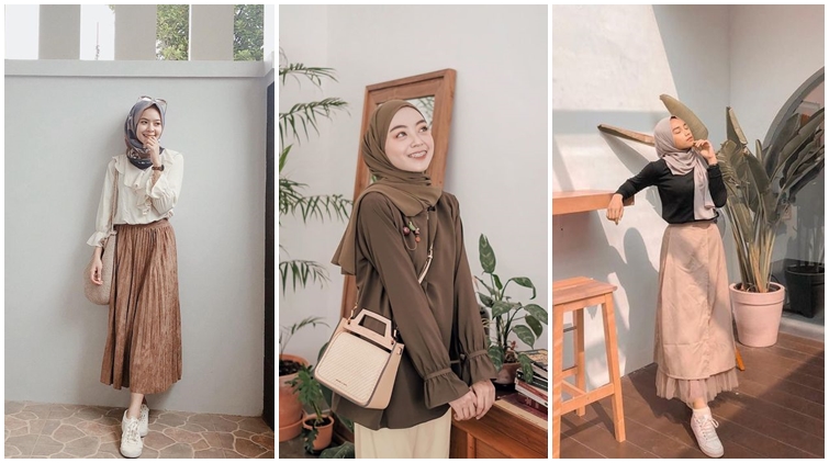 Terinspirasi Dari Warna Es Kopi Susu, Ini 9 Outfit Hijab Yang Bisa Dipakai Ke Berbagai Acara!