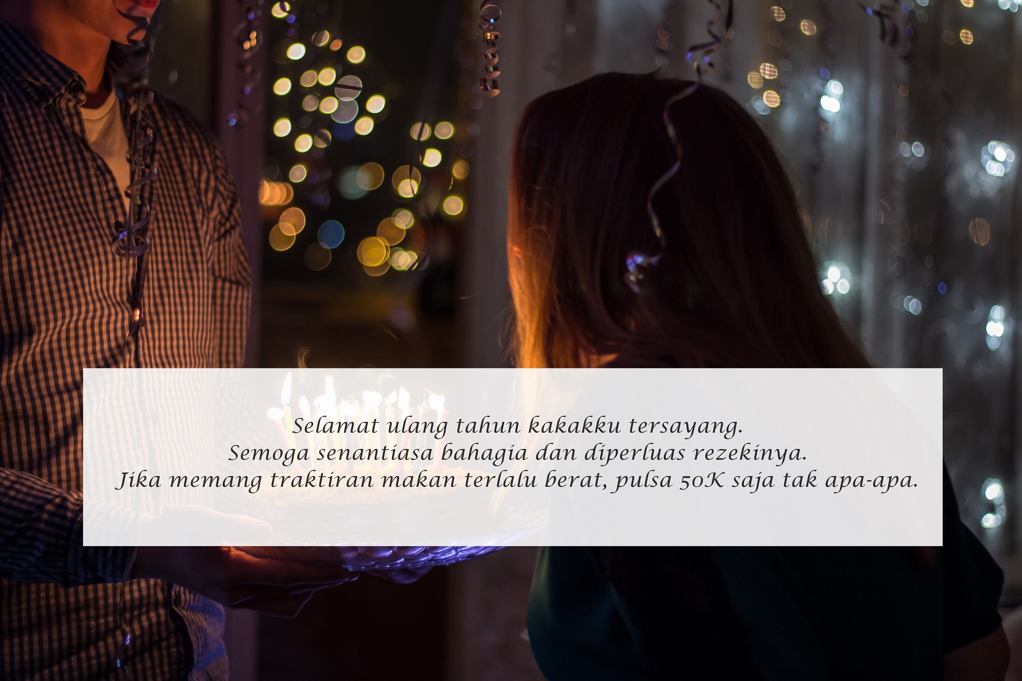 10 Ucapan "Selamat Ulang Tahun" Kocak untuk Kakak