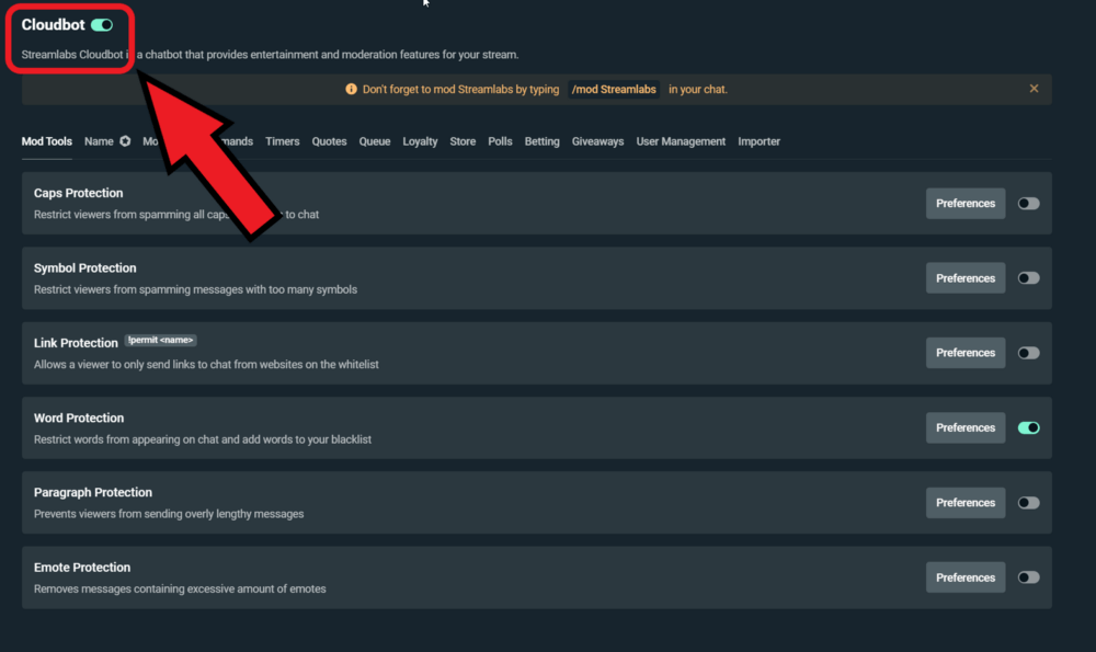 Top Streamlabs Cloudbot Commands | Streamlabs