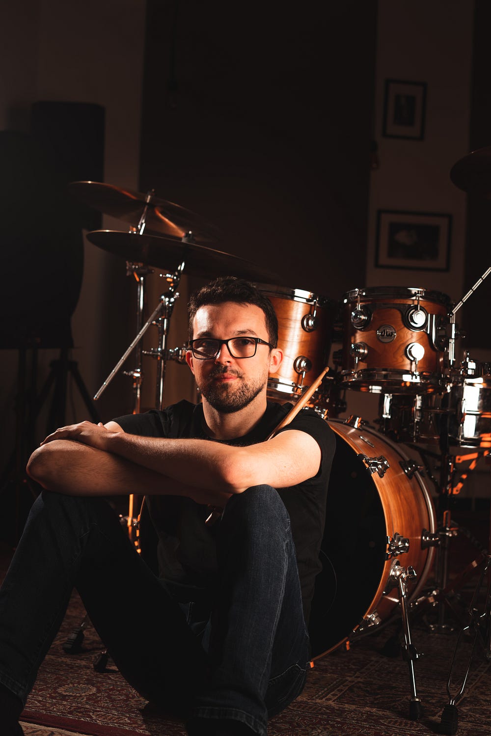 Drumming Up A Storm Behind The Scenes Of A Drummer Photoshoot In