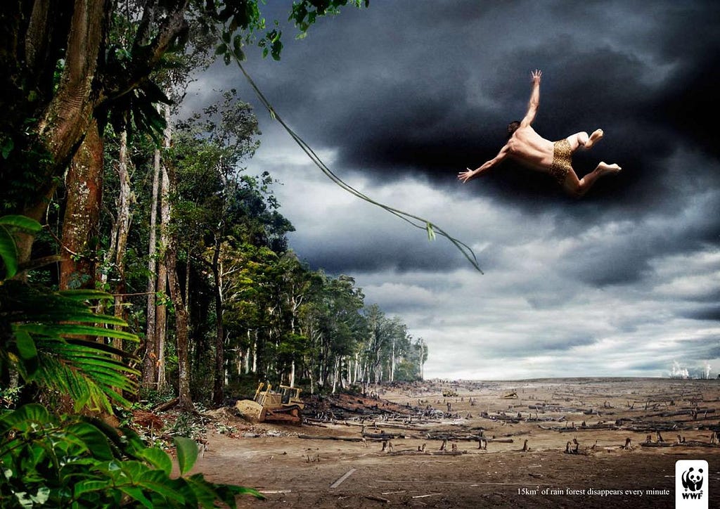 7 Astonishing Print Ads by WWF LaptrinhX