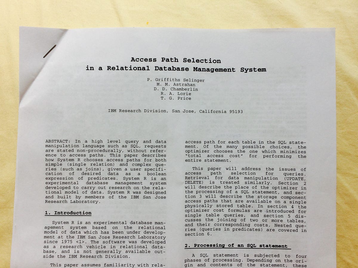 Access Path Selection in a Relational Database Management System