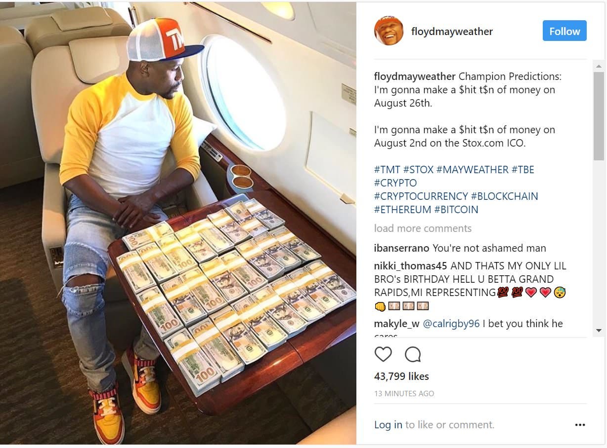 Cryptocurrency Transaction Speed Floyd Mayweather Ethereum