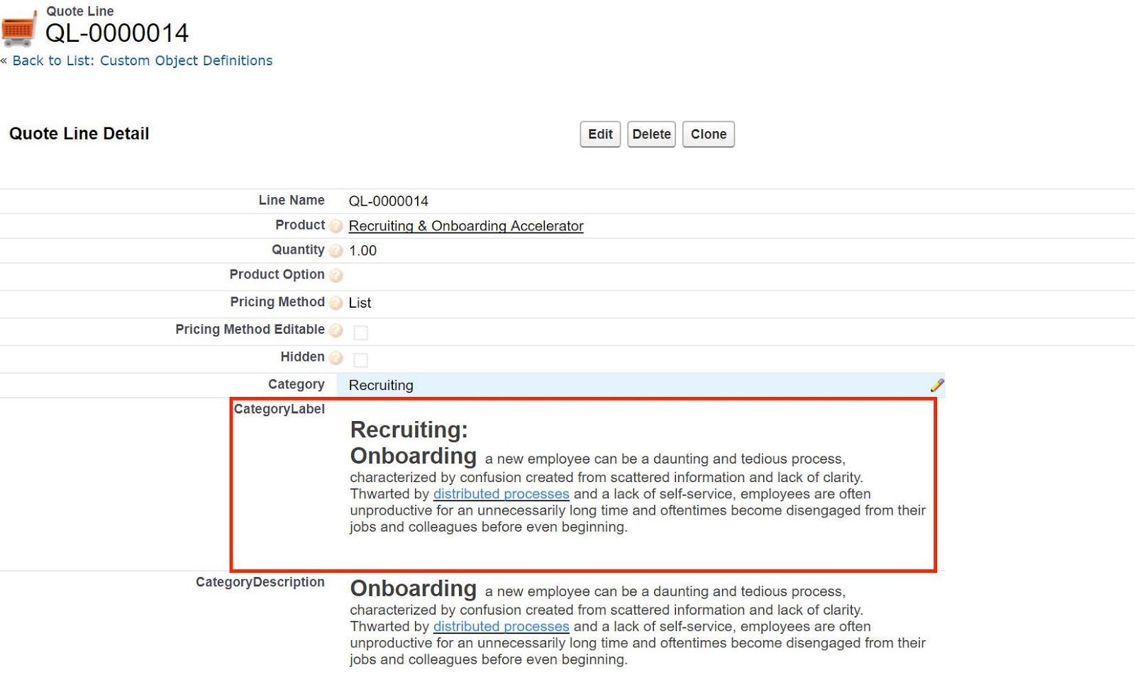 Adding Rich Text Description at Group Level In Salesforce CPQ Templates