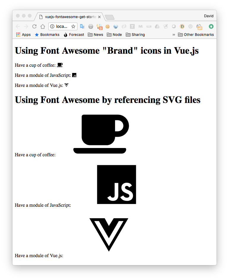 Full guide to using Font Awesome icons in Vue.js apps