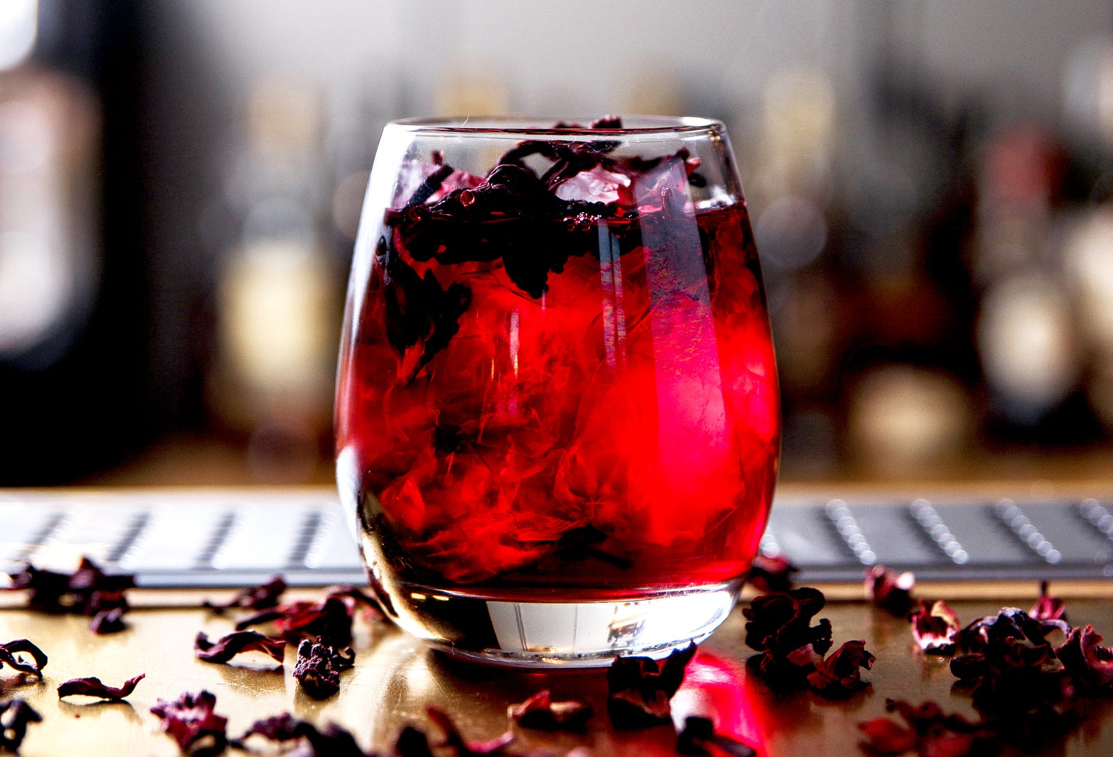 Hibiscus Gin Sour The Habit Blog Medium