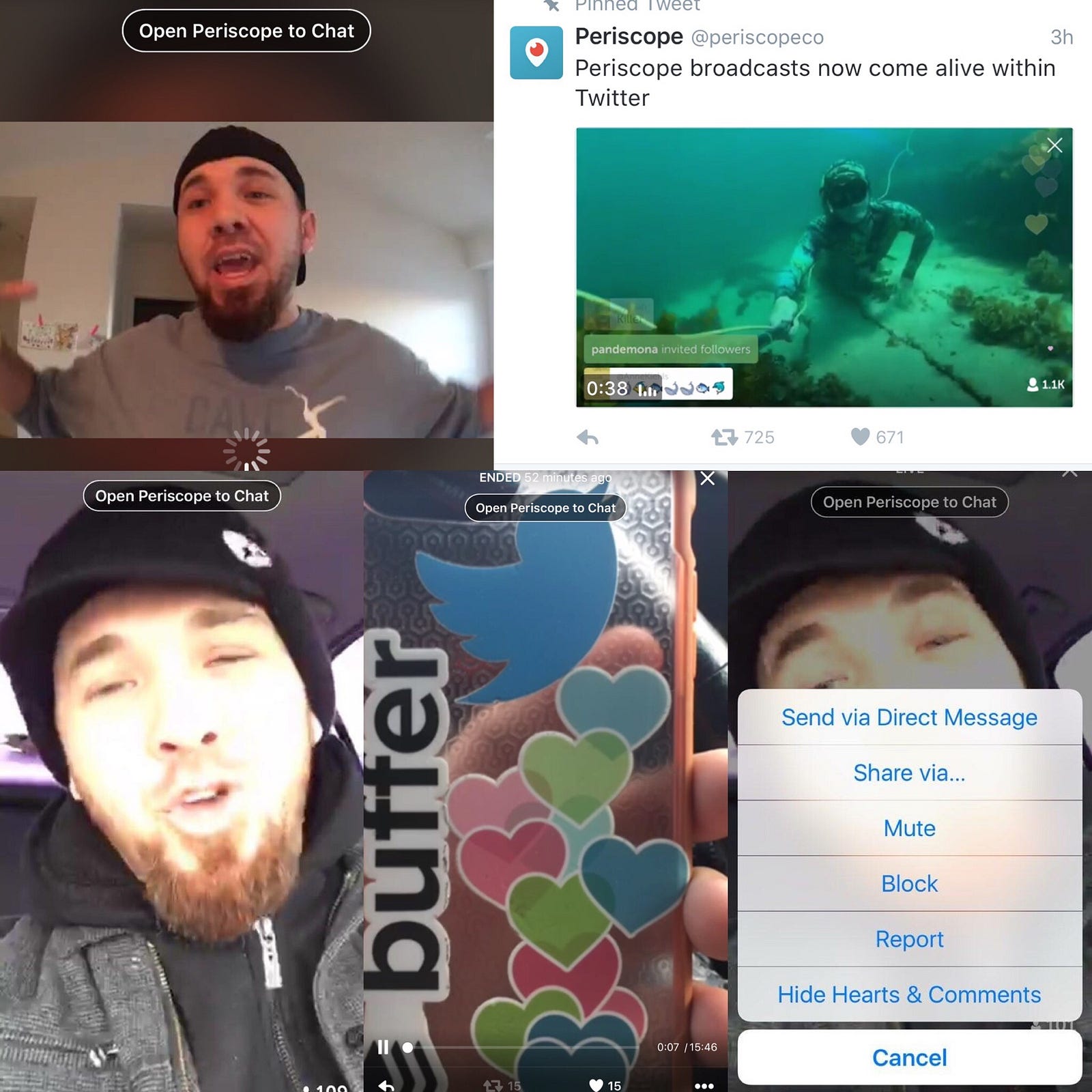 Periscope in Twitter Feed = Game Changer! Mobile Live