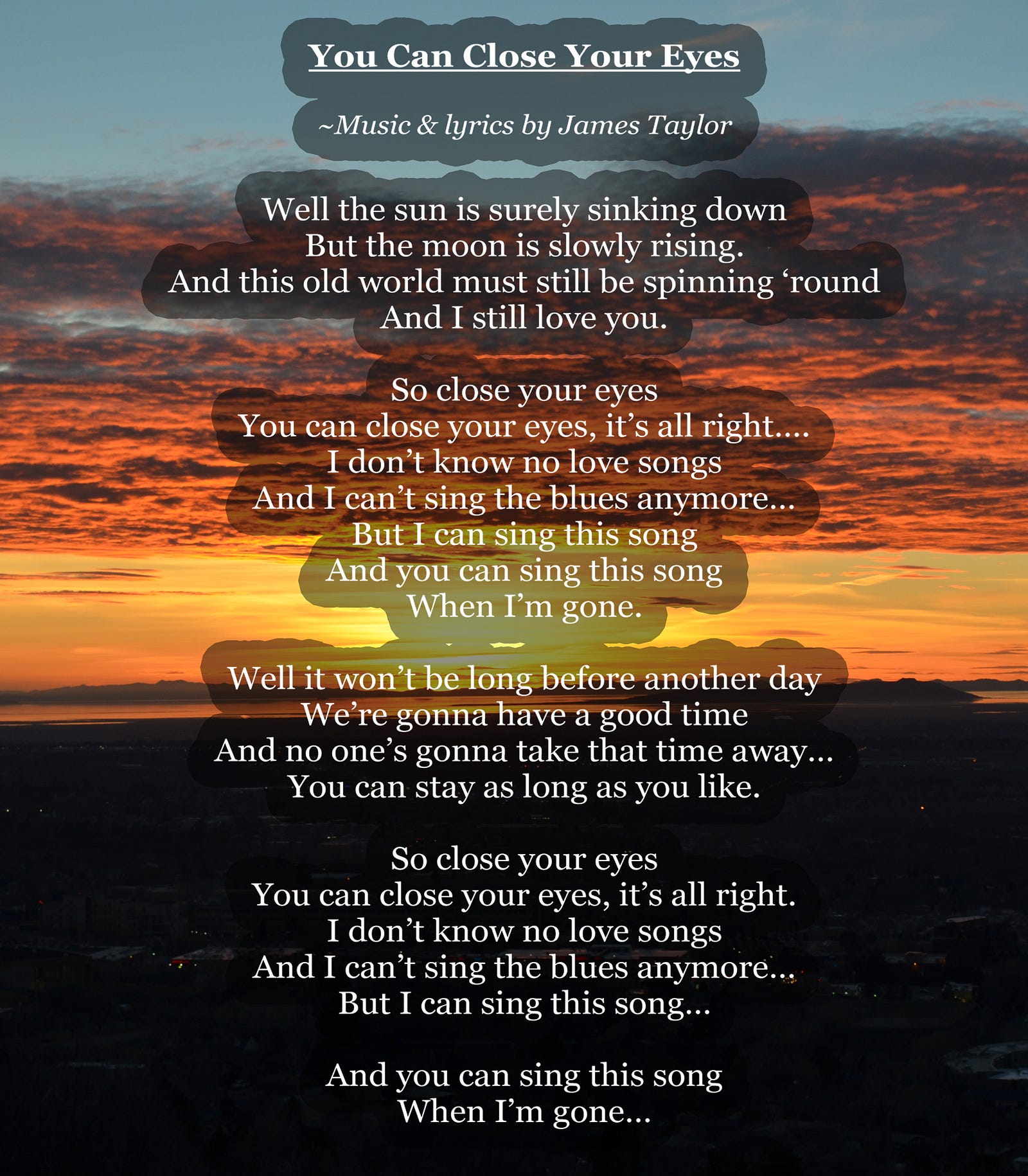 Letter to My Daughter It’s All Right P.S. I Love You