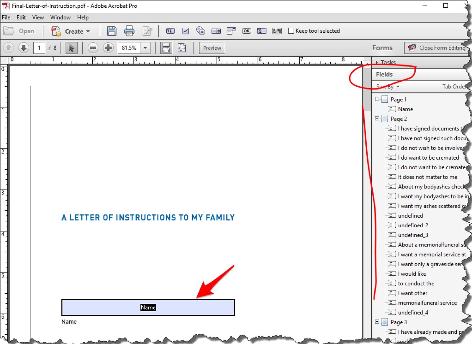 How To Digital Productivity — Create a Fillable Form from