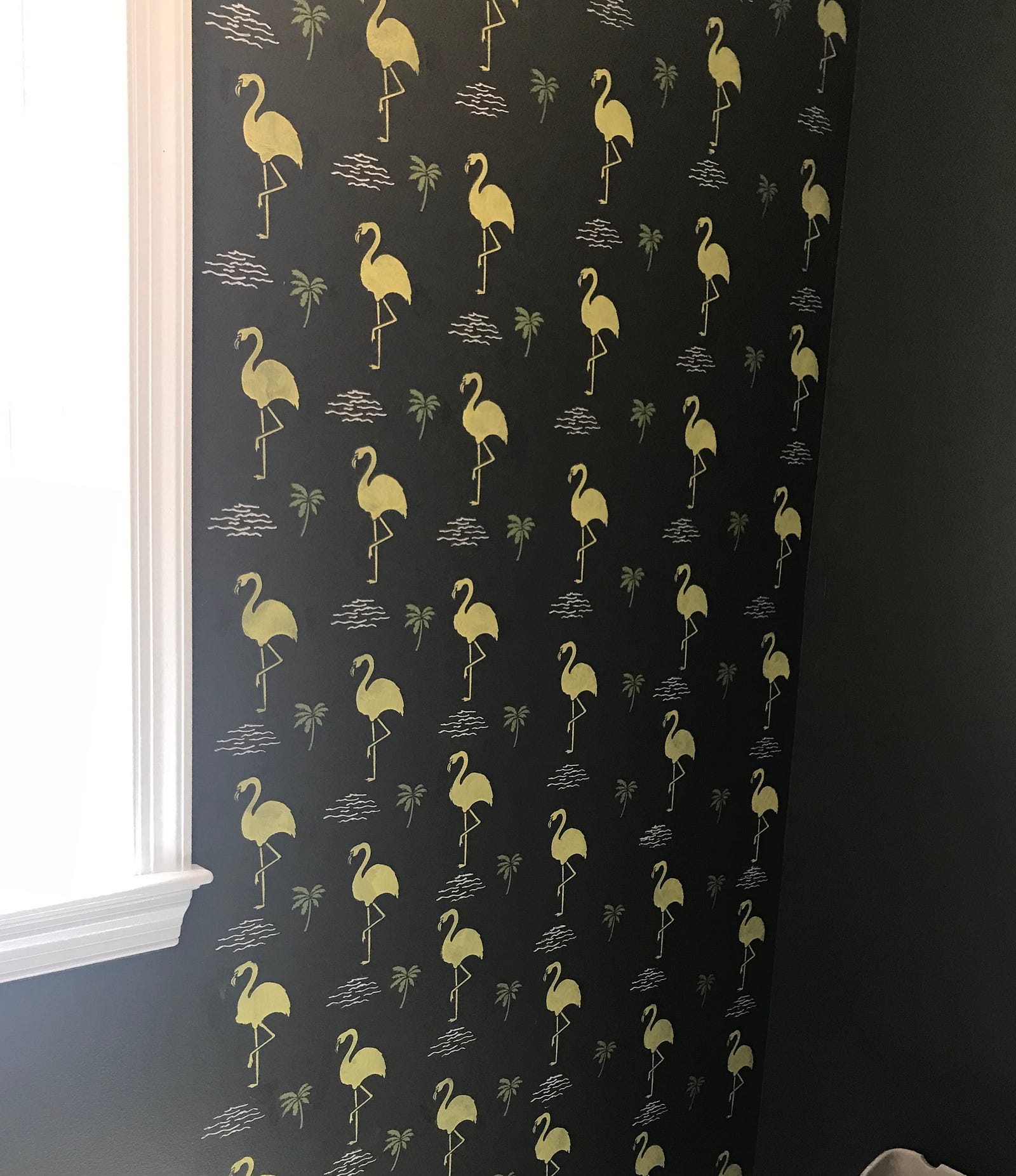 How to Stencil on Walls to Look Like Wallpaper KrisCross Medium