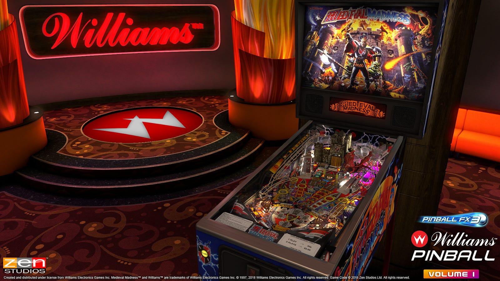 Les tables Williams sur Pinball FX3