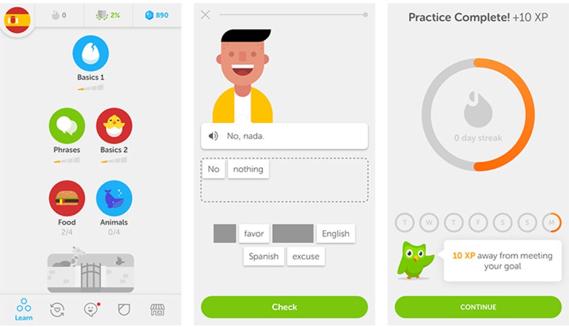 Duolingo Games Concept Engaging People Through Action and