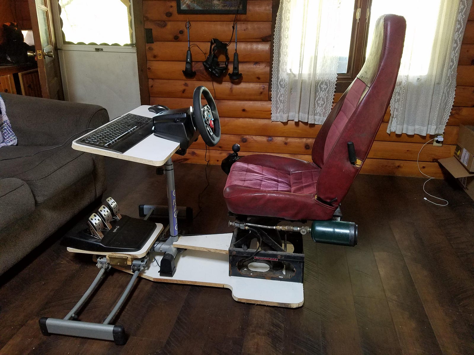 DIY Racing Simulator Is a Repurposed Masterpiece