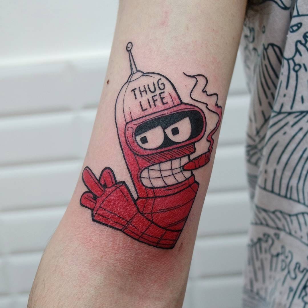 medium tattoo cartoon