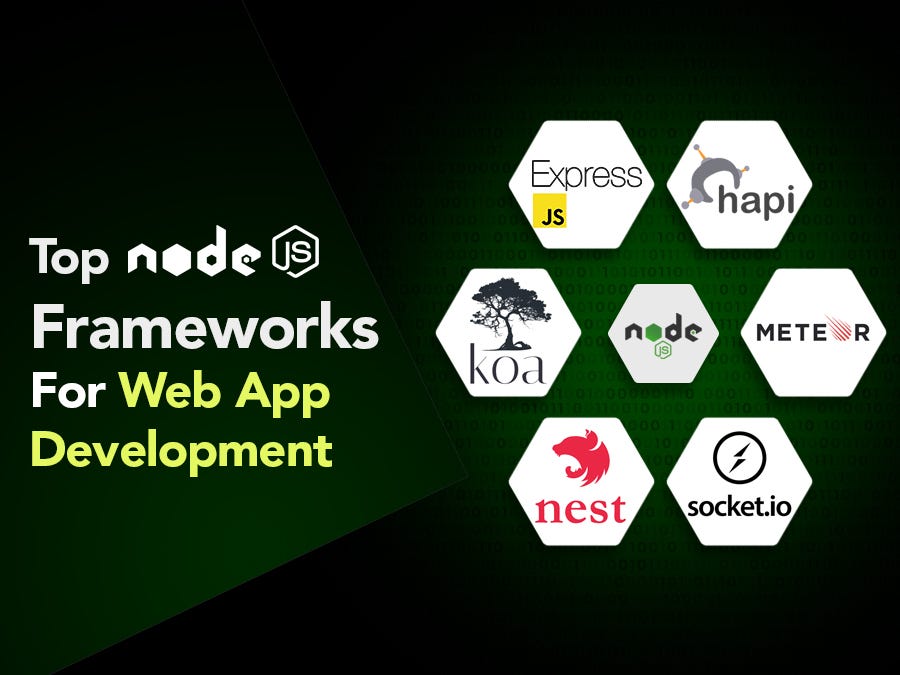 Top Node.js Frameworks For  Apps In 2022