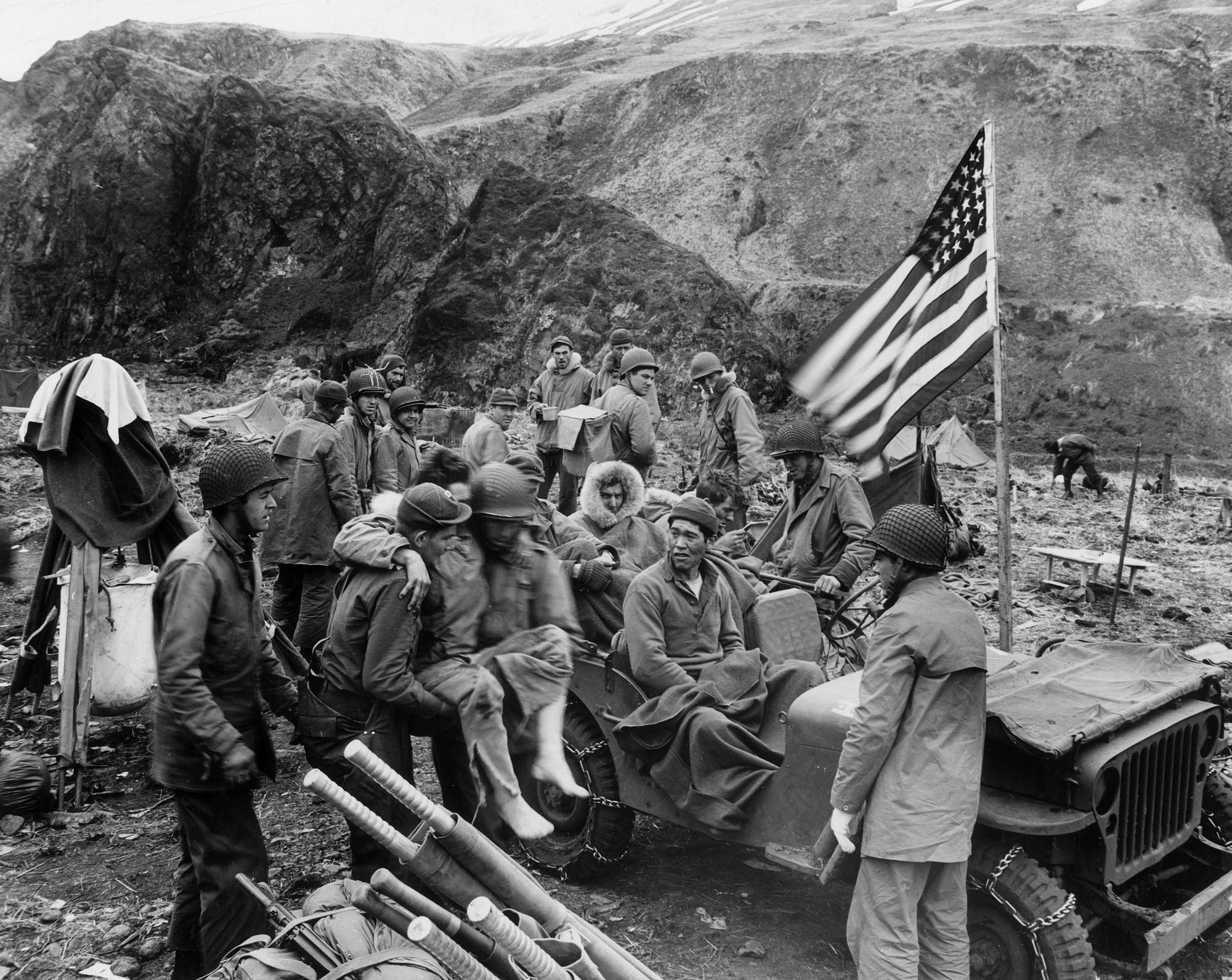 To protect indigenous Alaskans from Japanese bombs, the U To protect indigenous Alaskans from Japanese bombs, the U