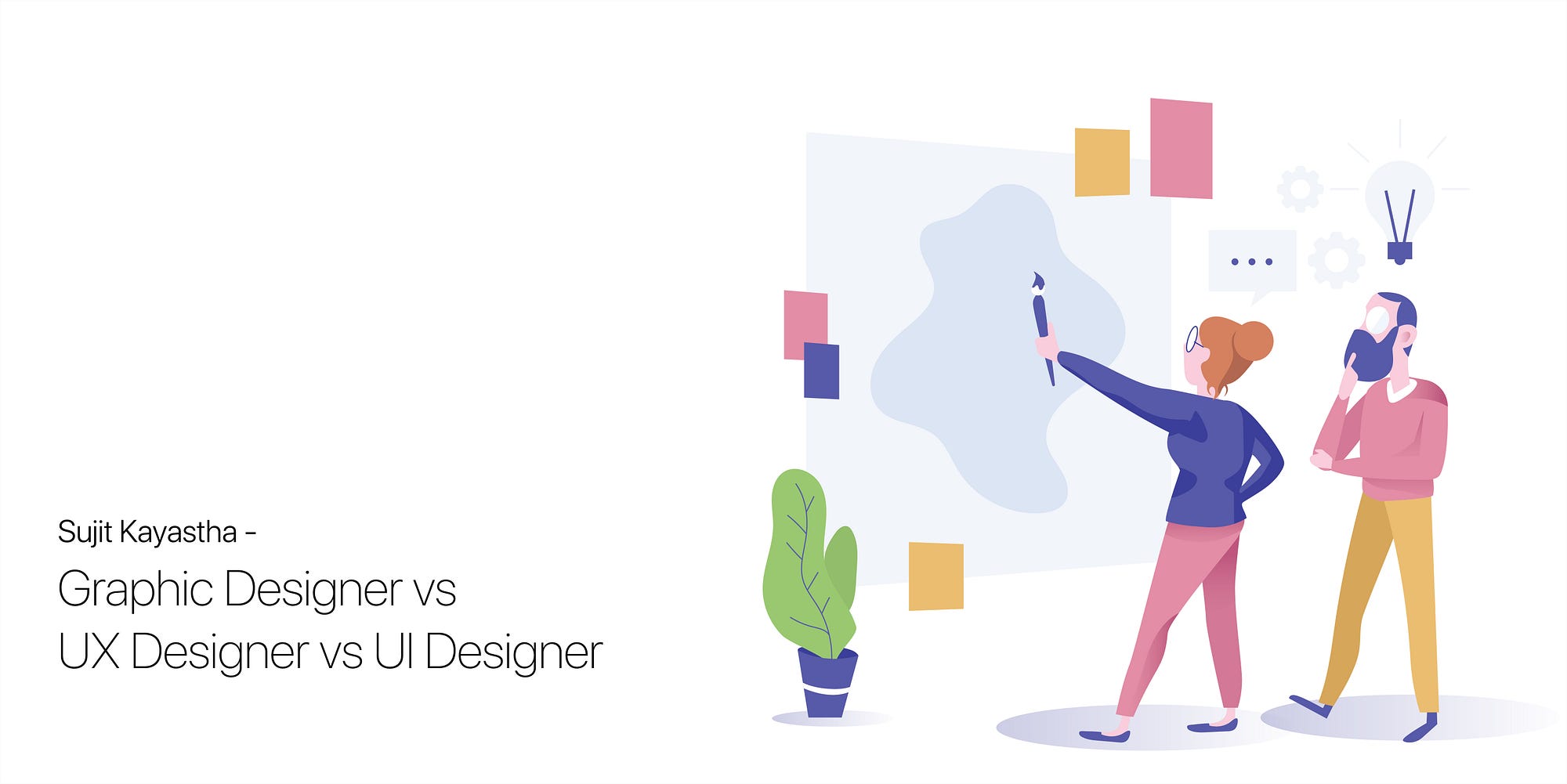 Difference between Graphic Designer, UX Designer and UI