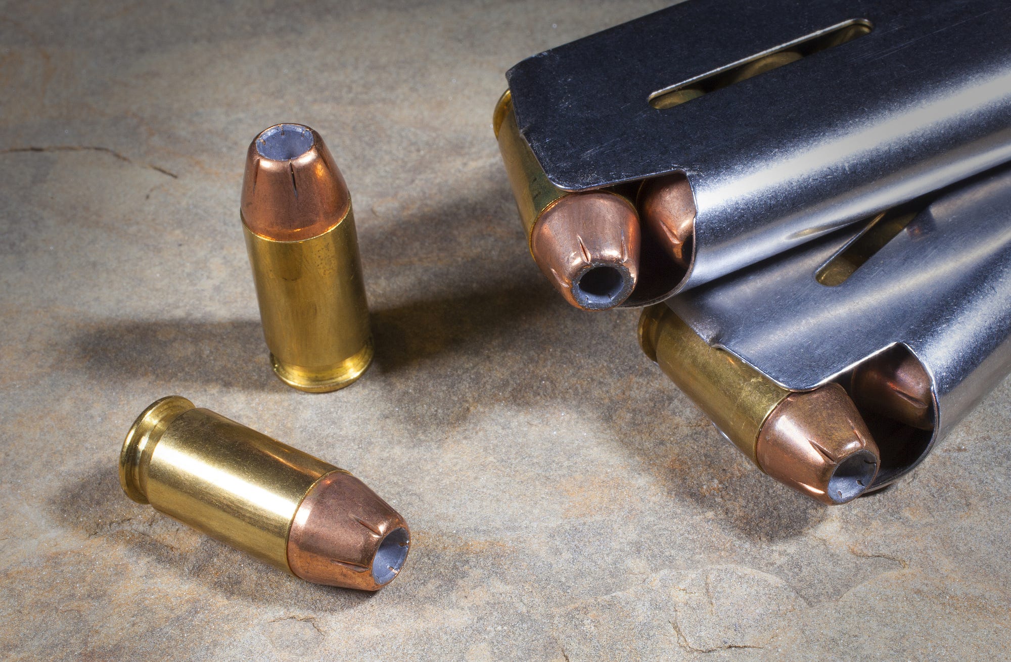 The efficacy of a hollow point bullet in home defense