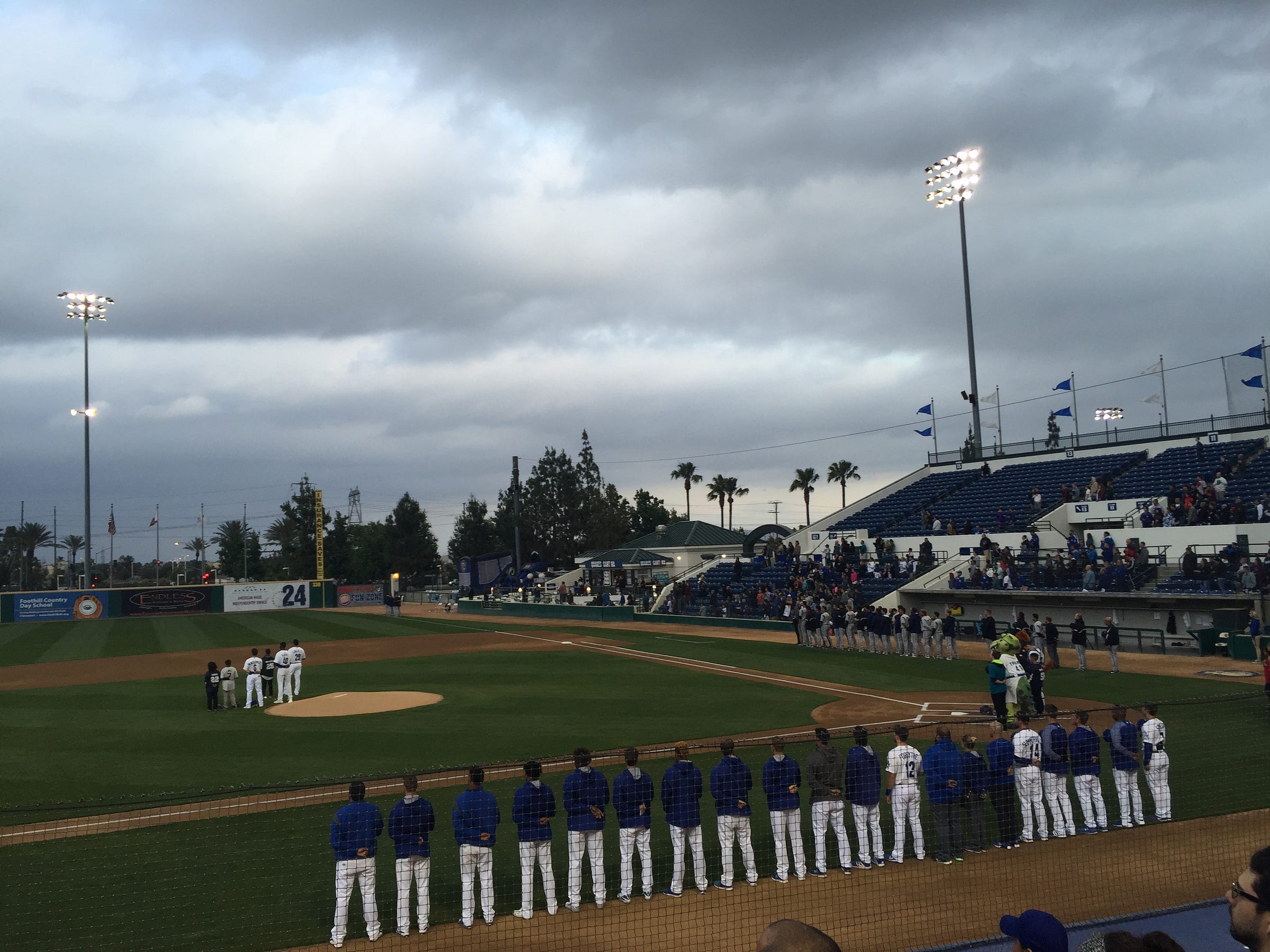About Tuesday Night Rancho Cucamonga Quakes, May 16, 2017