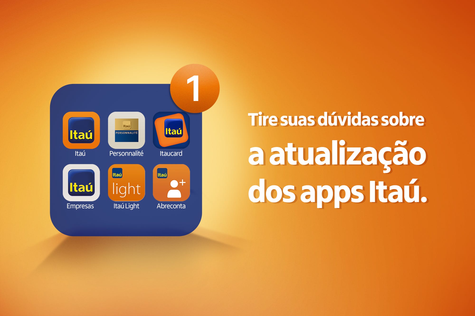 Atualização dos apps Itaú Itaú Medium